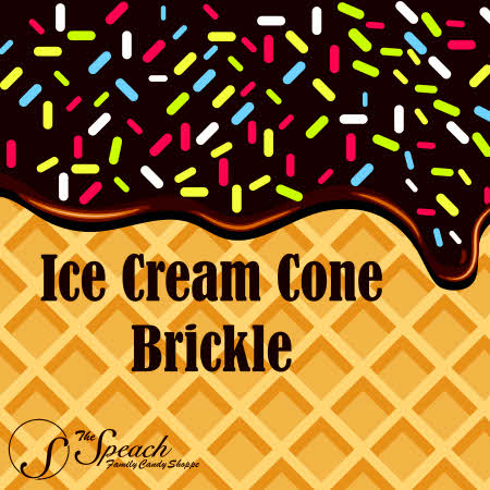 Ice Cream Cone Brickle Label