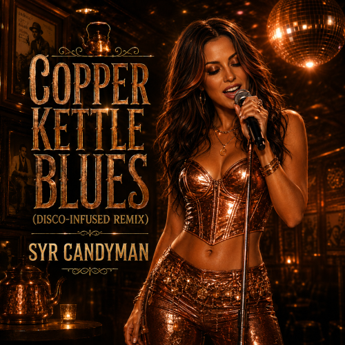 Copper Kettle Blues disco infused remix album cover