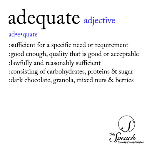 Label for Adequate Brickle with dictionary description