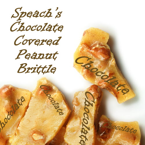 Chocolate Covered Peanut Brittle Label