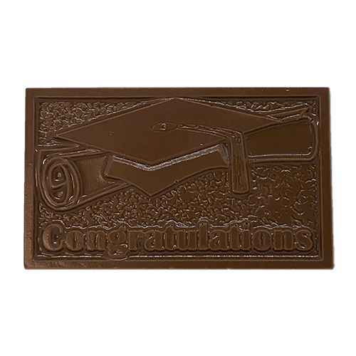 Graduation Congratulations Card - Milk Chocolate