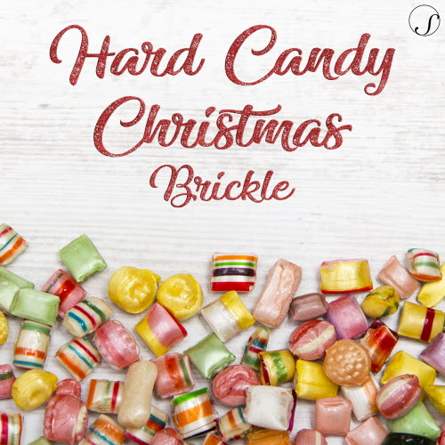 Hard Candy Christmas Brickle Label
