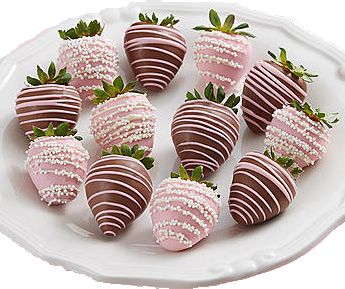 Pretty in Pink Strawberries