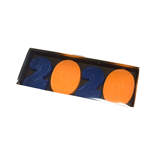 Year Boxed - Orange and Blue Chocolate