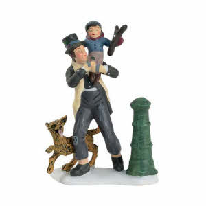 Bob Cratchit & Tiny Tim Figurine