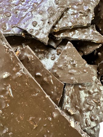 German Chocolate Cake Brickle closeup