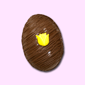 Drizzled Cream-Filled Egg