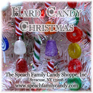 Hard Candy Christmas Label Retro