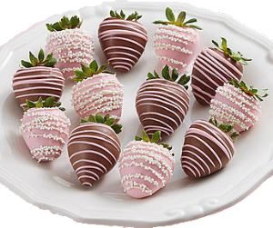 Pretty in Pink Strawberries