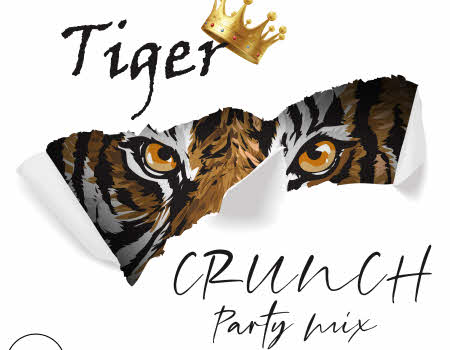 Tiger Crunch Party Mix Label